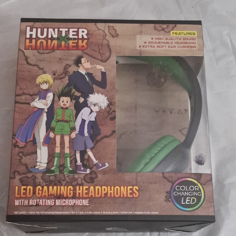 Hunter LED Gaming Headset - Green